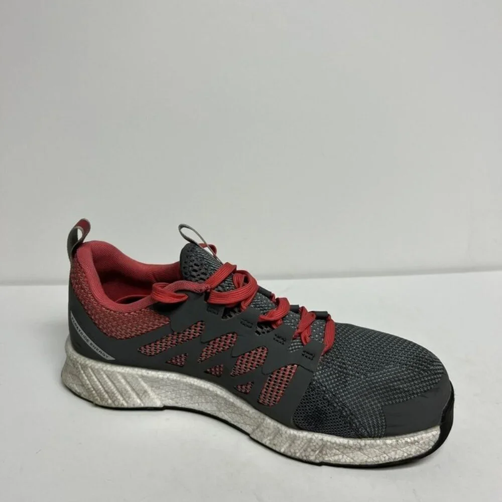 Reebok Womens Fusion Flexweave Work Sneaker Gray Size 10 M